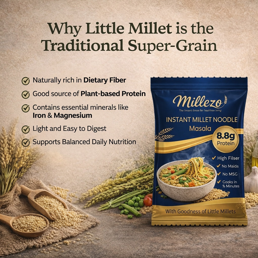 Millezo Instant Millet Noodles — Magic Masala | 6 Pack