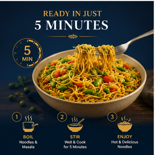 Millezo Instant Millet Noodles — Magic Masala | 6 Pack